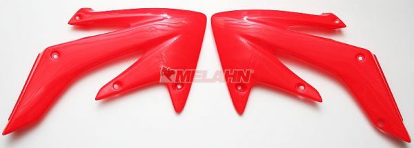 UFO Spoiler (Paar) Kühlerverkleidung, CRF 250 04-09, CR2000rot