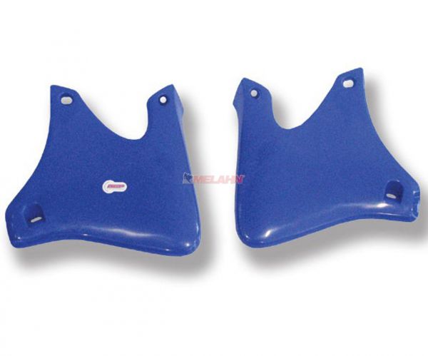 POLISPORT Spoiler (Paar) Kühlerverkleidung für YAMAHA YZF 250 01-02 / 426 00-02, blau