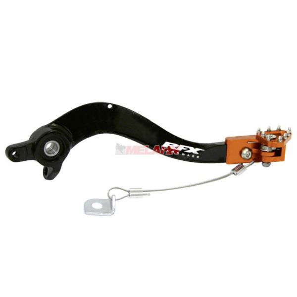 RFX Aluminium-Fußbremshebel KTM SX/EXC 08-16, orange