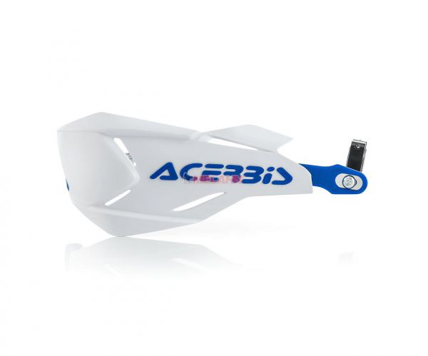 ACERBIS Handprotektor (Paar): X-Factory, weiß/blau