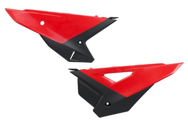 UFO Seitenteile (Paar) für HONDA CRF 250/450 R/RX/RWE 2025-, rot/schwarz (OEM)