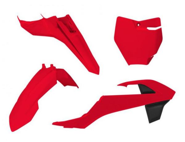 R-TECH Plastik-Kit für GasGas MC 65 2021-, 4-teilig, rot