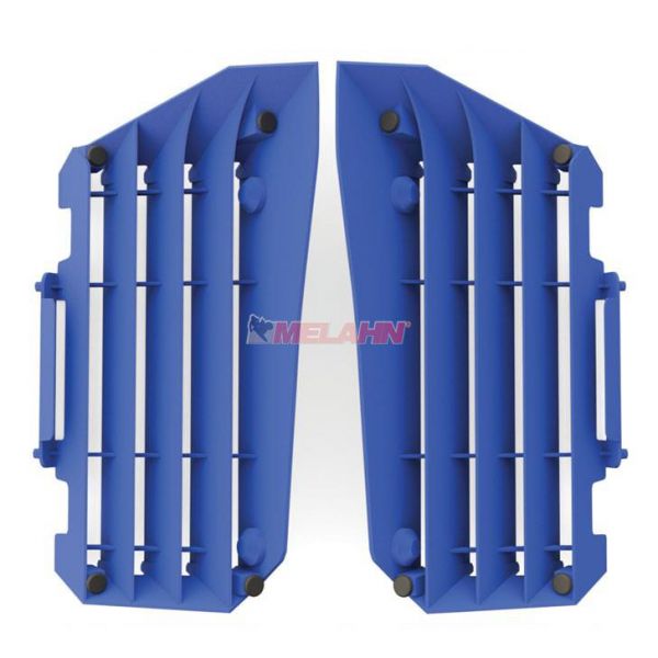 POLISPORT Kühlerschutz (Paar) für YAMAHA YZF 250 14- 18 / 450 14-17, blau