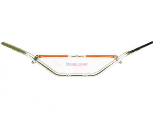 TOMMASELLI Vintage MX Aluminium-Lenker, silber