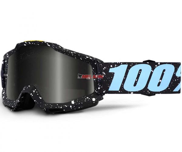 100% Brille: Accuri Milkyway, schwarz/hellblau/weiß