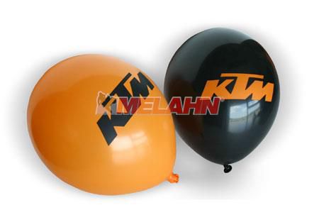 KTM Luftballon 100 Stück, orange/schwarz