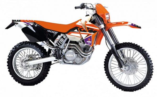BLACKBIRD Dekor-Kit: Dream 5 für KTM 125-520 SX/EXC 1998-2000