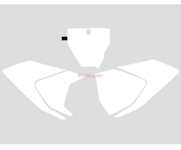 BLACKBIRD Startnummernuntergrund HVA FC/TC/TC (außer TC 250) 16-18, weiß