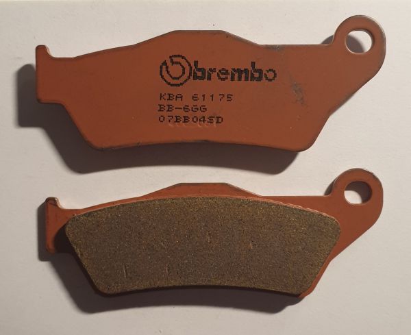 BREMBO Bremsbeläge, Sintermetall, vorne für Husaberg/HVA/KTM, 1992-