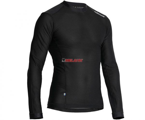 HALVARSSONS Funktions-Langarm-Shirt: Mesh, schwarz