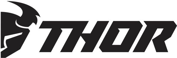 THOR TDC-Aufkleber: Logo, schwarz, 13x5,1cm