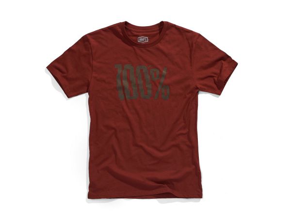 100% T-Shirt: Threat, terracotta (heather red)