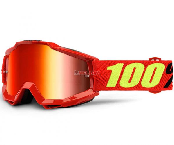 100% Brille: Accuri Saarinen, rot/gelb