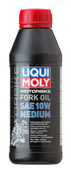 LIQUI MOLY Gabelöl: Motorbike Fork Oil 10W medium, 1l