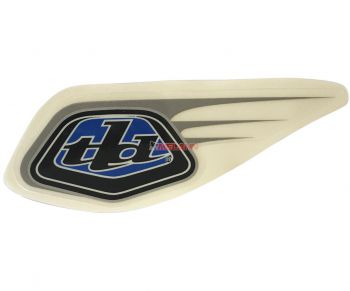 TROY LEE DESIGNS Aufkleber: TLD Slant Logo blau, links, 14x5cm TROY LEE DESIGNS Aufkleber: TLD Slant Logo blau, links, 14x5cm