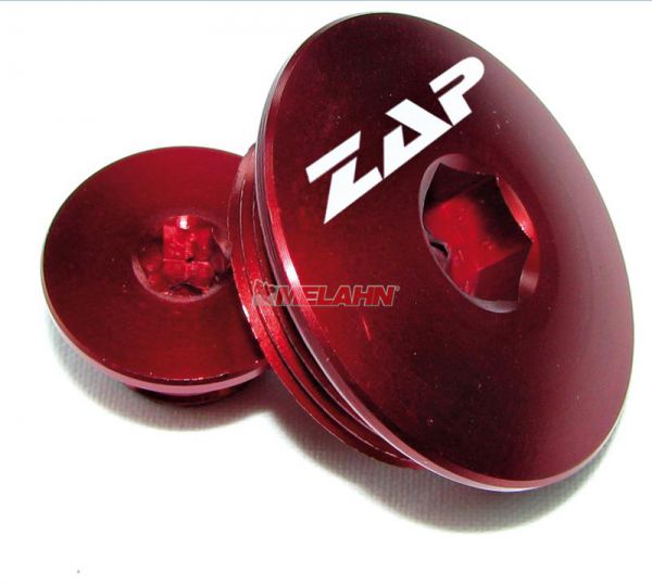 ZAP Alu-Motordeckel-Kit KXF 450, 06-08, rot