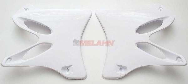 UFO Spoiler (Paar) Kühlerverkleidung für YAMAHA YZ 125/250 2002-2014, weiß