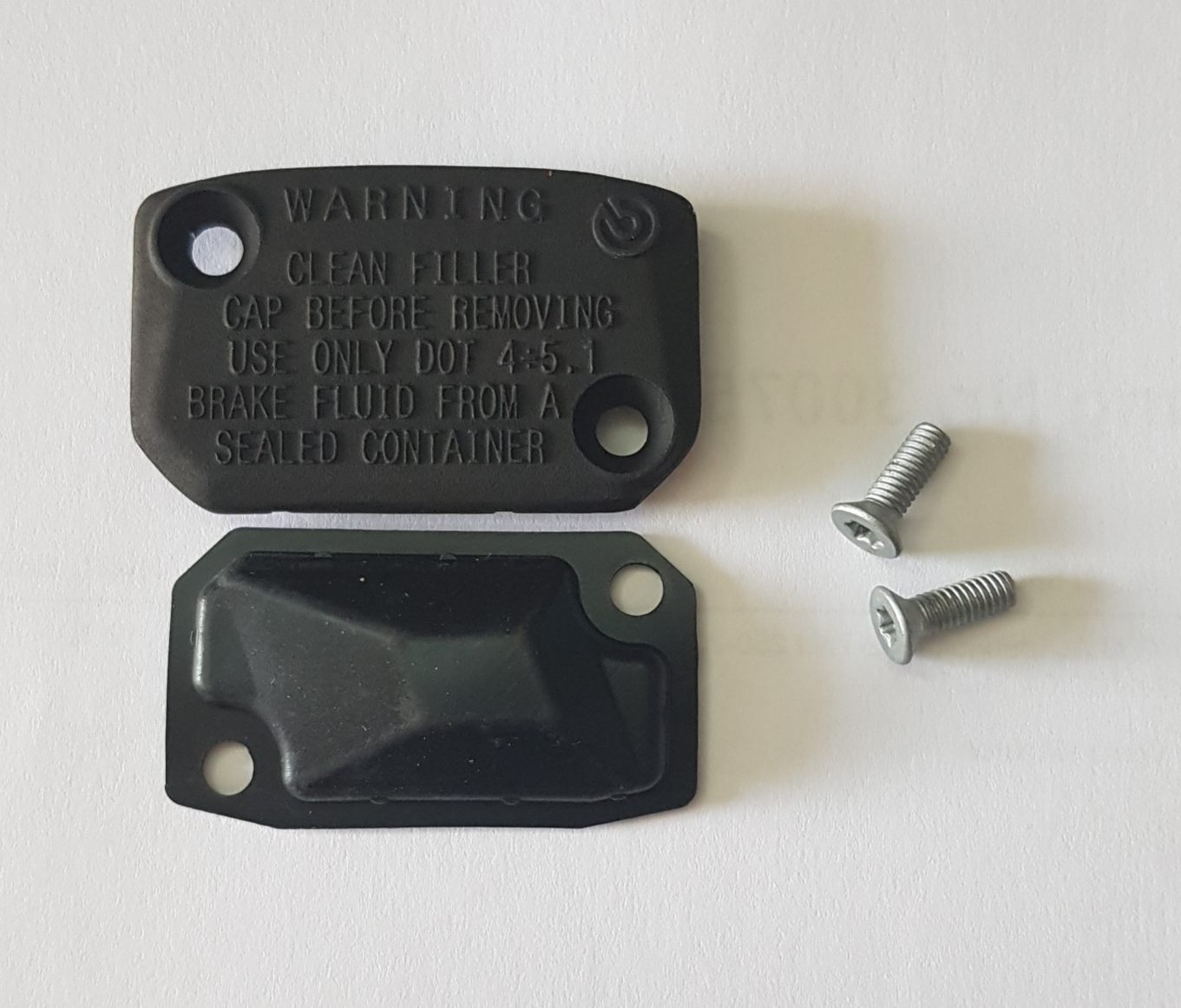 BREMBO Deckel hydraulische Kupplung (schwarz/silber), komplett 
