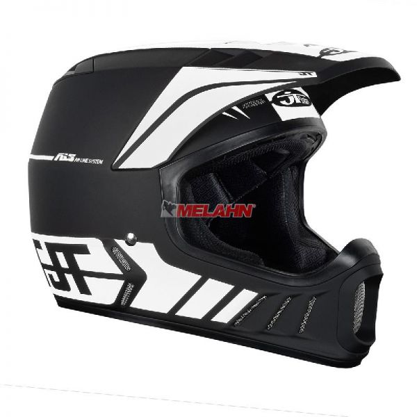 JT Helm: ALS-02, schwarz/weiß
