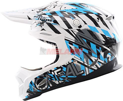 O'NEAL Helm 712, ws/blau, Gr.XL