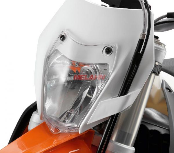 KTM Scheinwerferschutz EXC 14-, klar