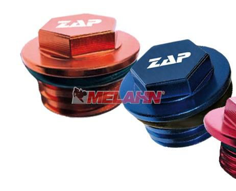 ZAP Aluminium-Öleinfüllschraube KTM, blau