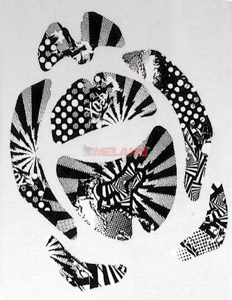 FOX I.D.-Aufkleber Kit: R3, sw/grau