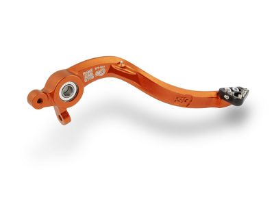 S3 Aluminium-Fußbremshebel für KTM SX 125-450 2016-2022 / EXC 150-500 2017-2023, orange