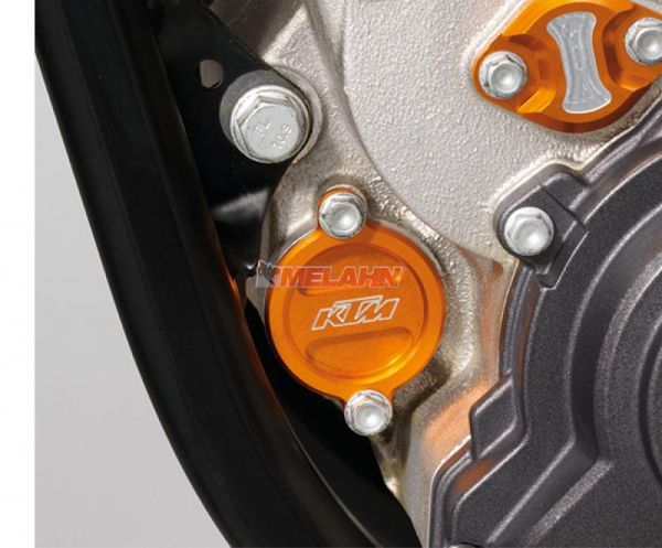 KTM SXS Aluminium-Ölfilterdeckel SX-F, orange