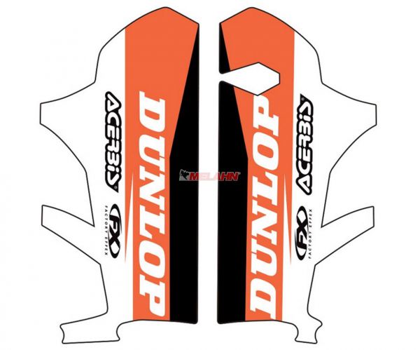 FX Gabelschutzaufkleber (Paar) KTM SX 15- / EXC 16-