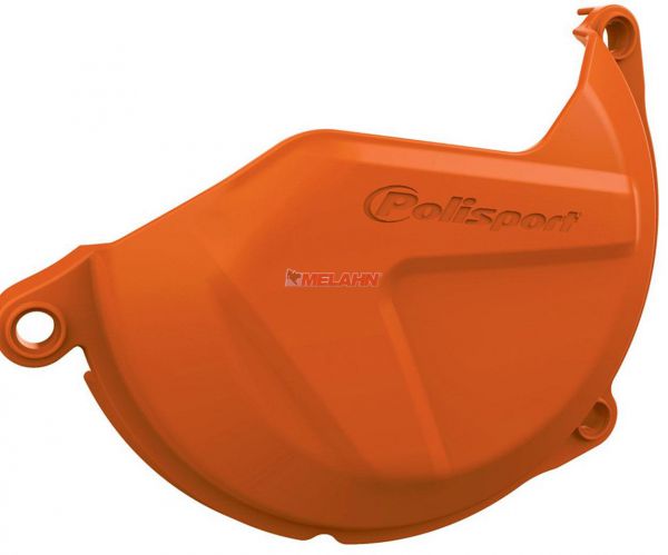 POLISPORT Kupplungsdeckelschutz für KTM 250/350 SX-F 16-22 / EXC-F 17-23, orange