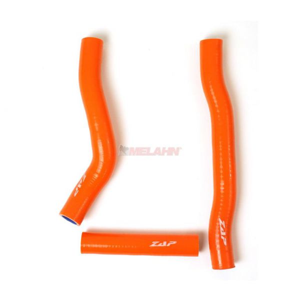 ZAP Kühlerschlauch-Set KTM 250/350 SX-F 16-18, orange