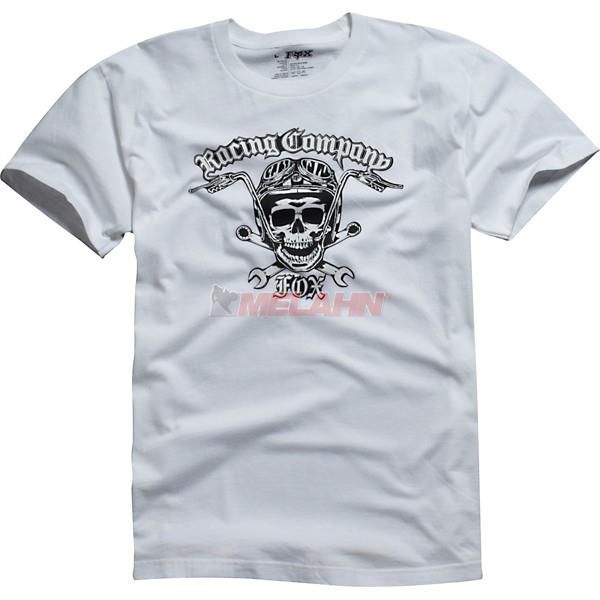 FOX T-Shirt: Motogression, weiß, Gr.: S