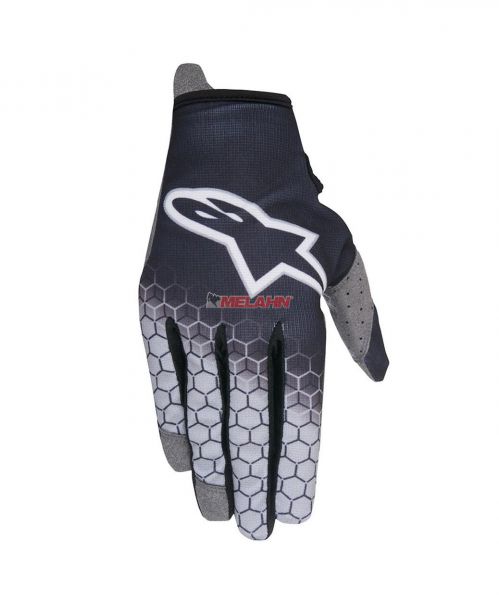 ALPINESTARS Handschuh: Radar Flight, schwarz/grau/weiß