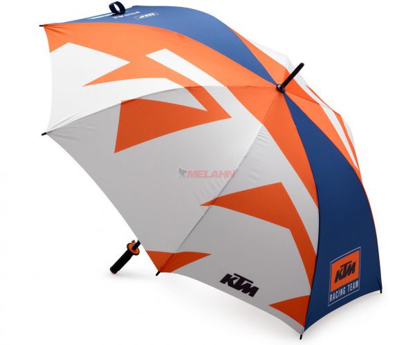 KTM Regenschirm: Racing, orange/blau/weiß