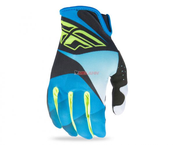 FLY Handschuh: Lite, blau/schwarz/neon