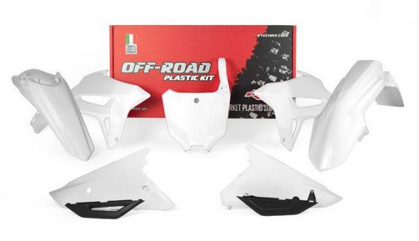 R-TECH Plastik-Kit (7-teilig): Honda CRF 450 2021-2022, weiß