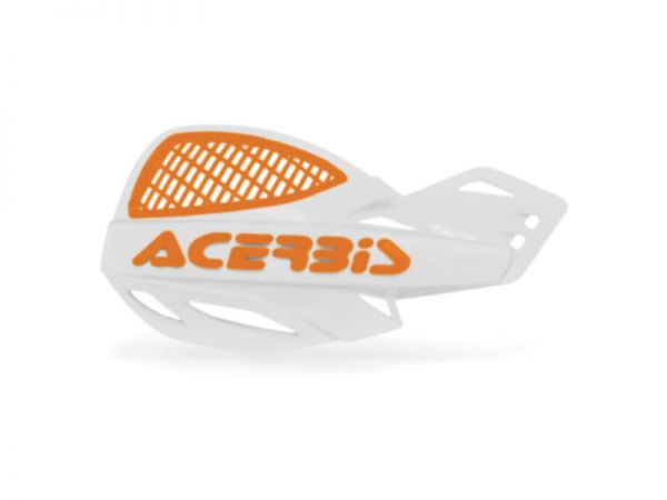 ACERBIS Handprotektor (Paar): Uniko vented, weiß/orange2016