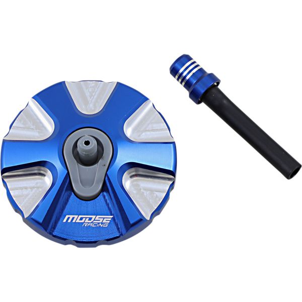 MOOSE Aluminium-Tankdeckel 3/4 für HUSABERG FE/FS/FX/TE 09-14 / HUSQVARNA FE/TE 14-, blau