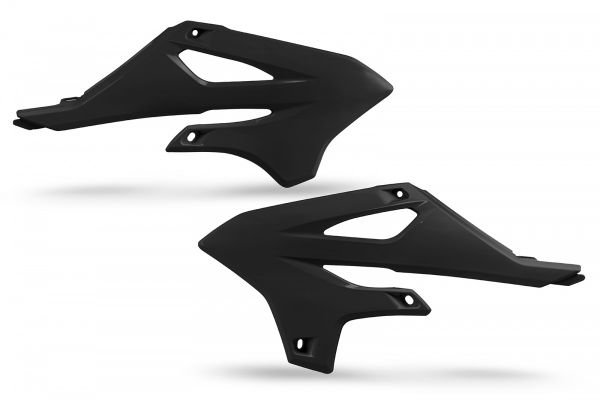 UFO Spoiler (Paar) Kühlerverkleidung für YAMAHA YZ 85 ab 2022-, schwarz