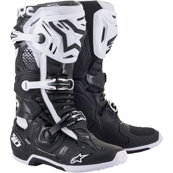 ALPINESTARS Stiefel: Tech 10, schwarz/weiß