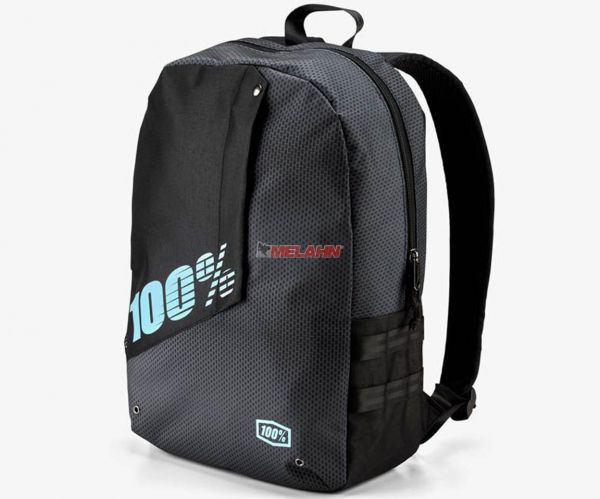 100% Rucksack: Porter Static, schwarz/grau