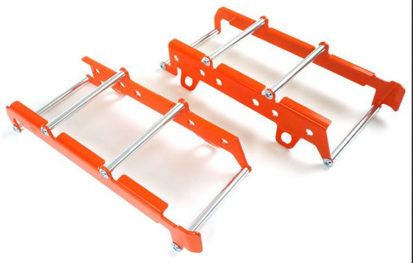 ZAP Aluminium-Kühlerschutz (Paar) für KTM SX 16-18, orange