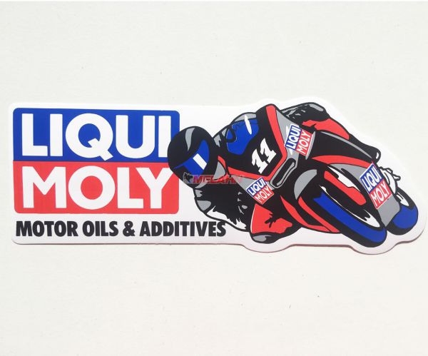 LIQUI MOLY Aufkleber Motor Oils &amp; Additives 15,5x5cm