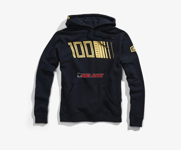 100% Hoody: Pulse, navy