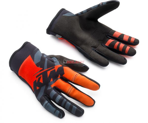 KTM Handschuh: Racetech, orange/schwarz
