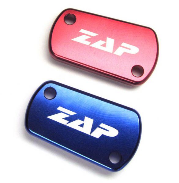 ZAP Aluminium-Deckel Fußbremszylinder, KX/KXF/RM/RMZ, blau