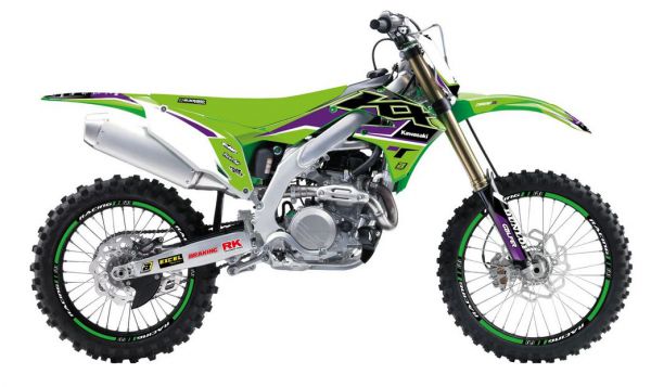 BLACKBIRD Dekor-Kit: Dream 5 für Kawasaki KXF 250 2021-2024 / KXF 450 2019-2023