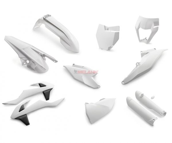 KTM Plastik-Kit SX 16-18 (außer 250 2T 16) / EXC 17-19, weiß