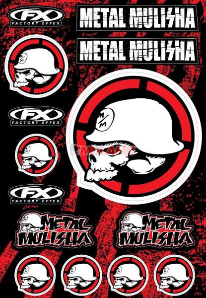 FACTORY EFFEX Aufkleberkit Metal Mulisha